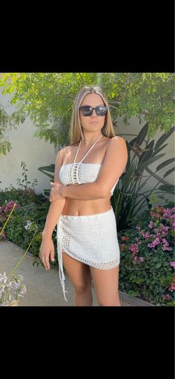 Brand new two piece crochet set