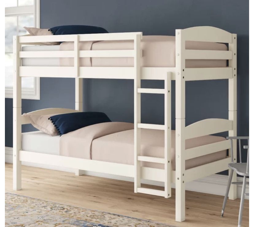 White Bunk Bed 