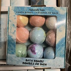 Box Of 9 Packs Of Bath Bombs (9bath Bombs Per Pack)