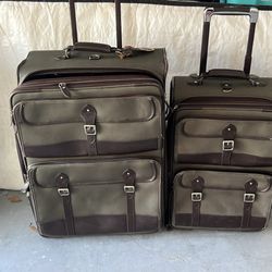 2 Polo Ralph Lauren Suitcases
