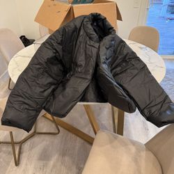 Yeezy X GAP Black Round Jacket Size Large 