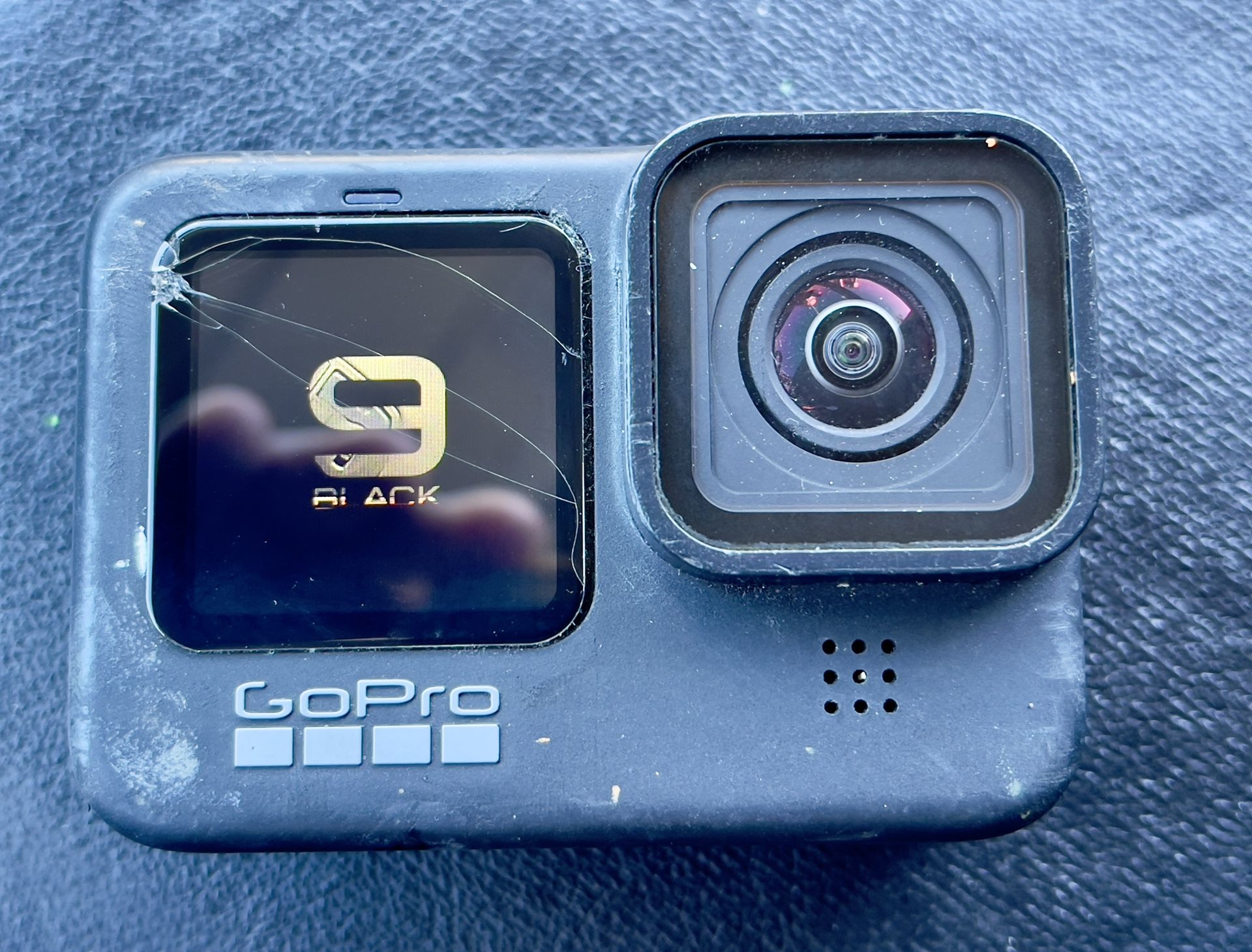 Gopro Hero 9 Used  Cracked Front  Screen