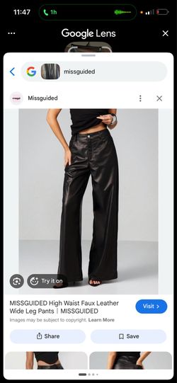 Size 6 pleather pants