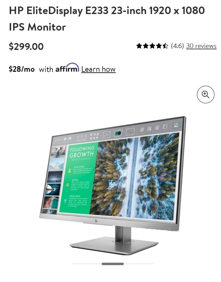 HP EliteDisplay E223