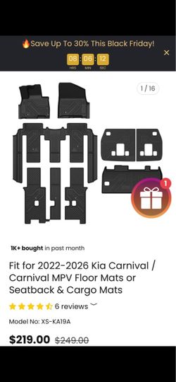 Kia carnival floor mats