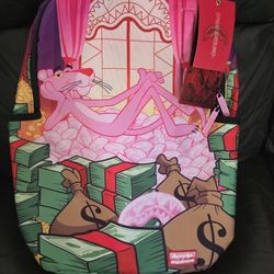 Pink Panther X Sprayground Backpack Collab
