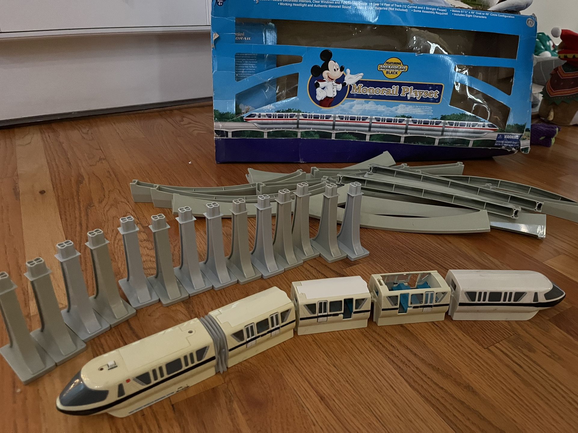 Disney Monorail Set Vintage With Original Box