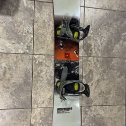 Stephen Snowboard + Bindings