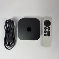Apple TV 4K 3rd Gen 128GB Digital HD Media Streamer MN893LL/A WiFi + Ethernet