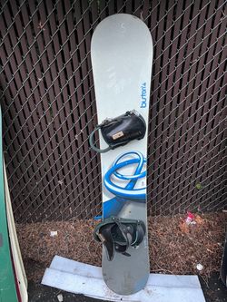 Burton Snowboard with Bindings