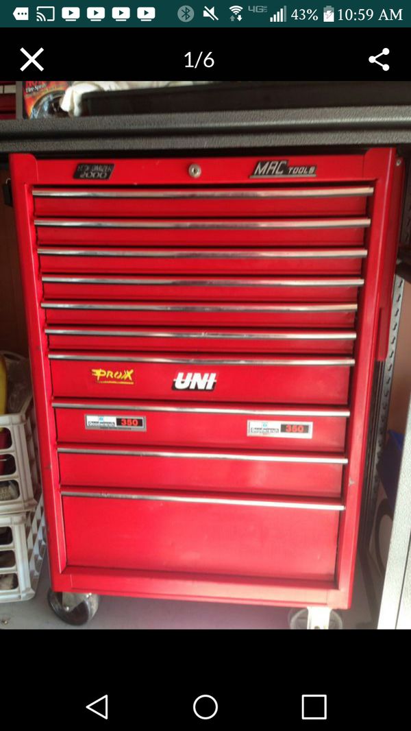 Mac 11 Drawer (heavy Duty Wheels Tool Box/ Chest (18"Deep, X27"Wide X44