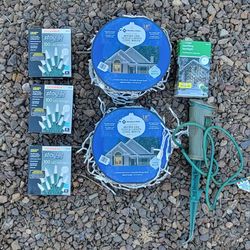 Christmas Lights And Projector 