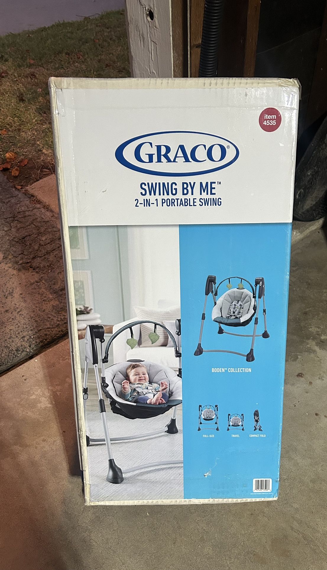 Graco Baby Swing By Me 2-1 Portable Swing