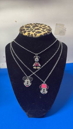 Disney Mickey , minnie Necklace