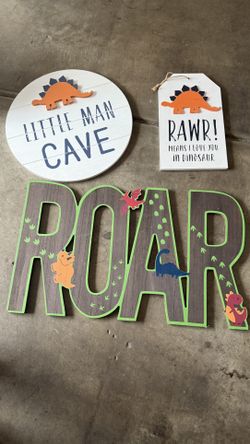 Boys Dinosaur Room Wall Decor