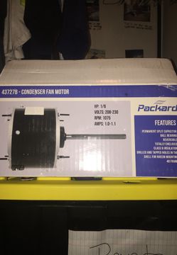 Packaged 43727B condenser fan motor