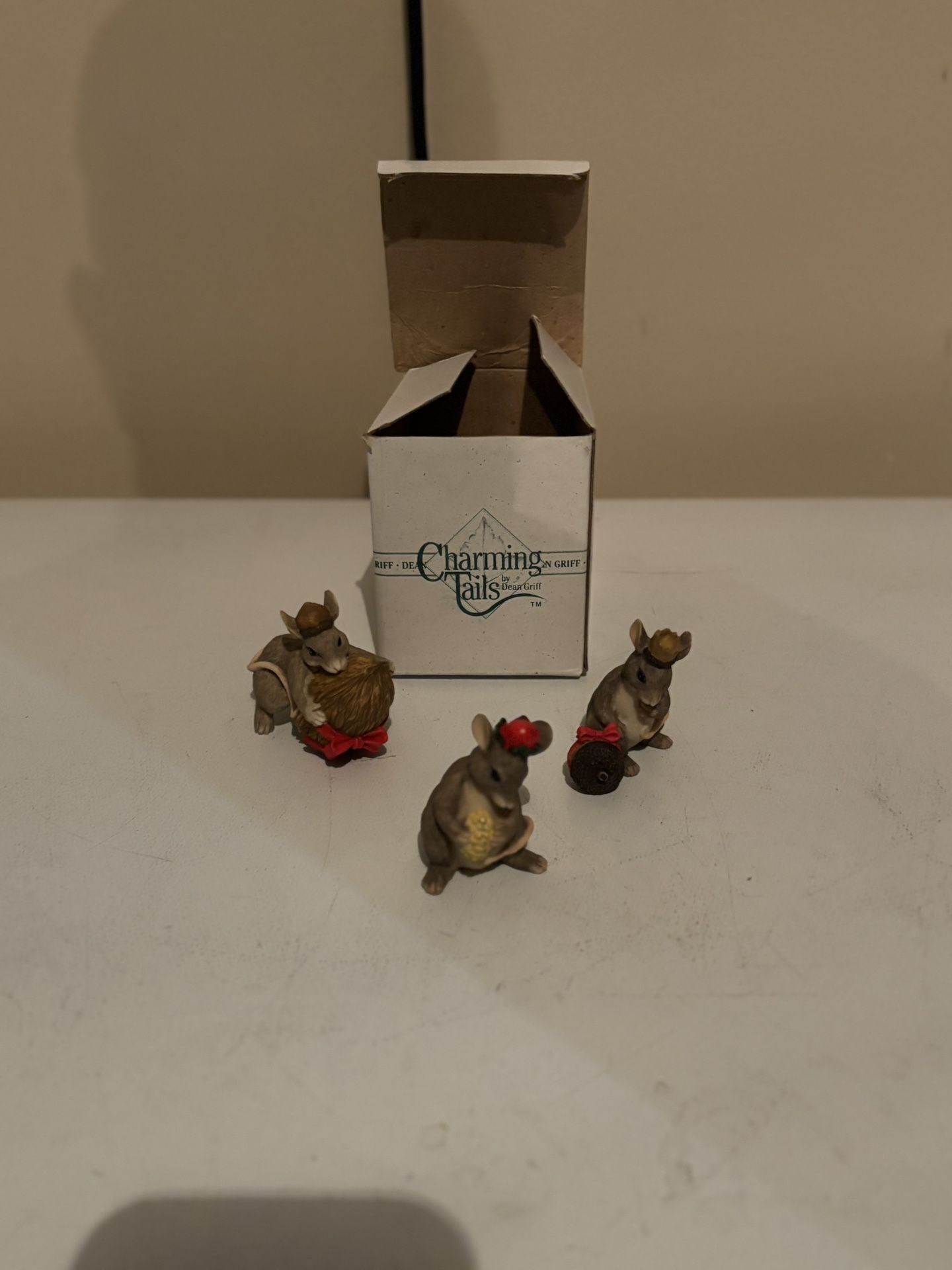 Charming Tails “Three Wise Mice” Figurine Set of 3