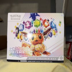 Pokemon Prismatic Evolutions Elite Trainer Box 
