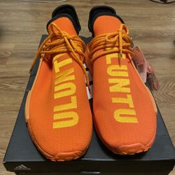 Adidas NMD HU Pharrell Williams Orange Size 14