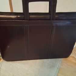 Leather Briefcase Carrying Case