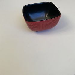 Vintage Antique Ceramic Bowl. High quality. Red Bamboo Collection. New. Never used. 5.75” x 5.75”. Hight is 3.25”. Great bargain.