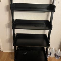 Black Wood Bookshelf