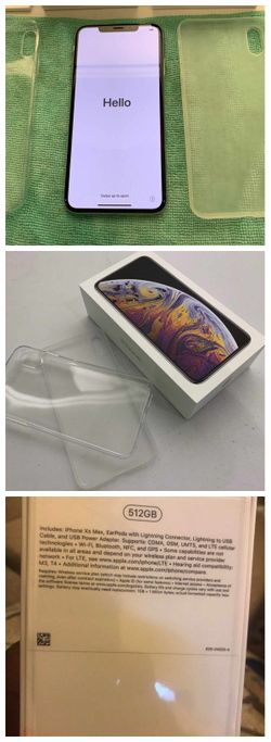 Factory UnlockediPhone XS Max 512GB Silver