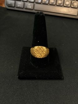 22k gold ring #111617-1 MJ