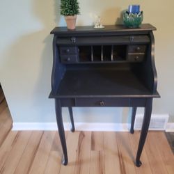 Black Painted Secretary Desk