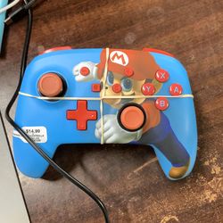 PowerA Enhanced Wired Controller for Nintendo Switch – Mario Design Adventure Awaits!