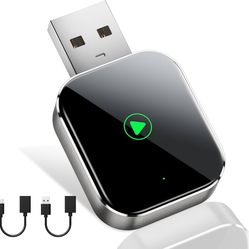 Mini CarPlay Wireless Adapter for Apple iPhone - Converts Wired to Wireless CarPlay Adapter, CarPlay Dongle Stick for Apple Wired CarPlay Cars & for i