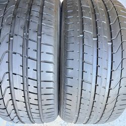 TWO TIRES 255/40/20 Pirelli P Zero Like New With 75-90% Left Excellent Pair • Good Deal • 
