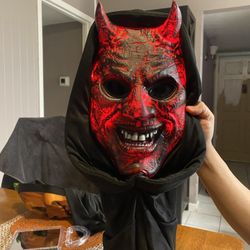 Devils Mask And Pumpkin Mask