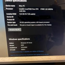 iMac “Core 2 Duo” 21.5 (Late 2009)