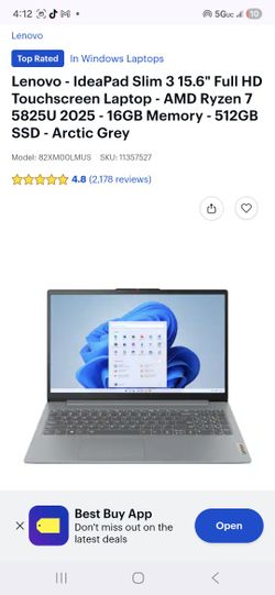 Lenovo Laptop Ideapad Slim 3