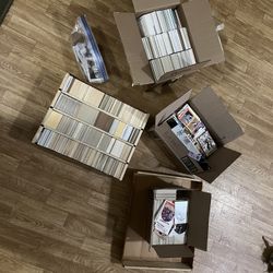 About 6700 Bulk sport cards