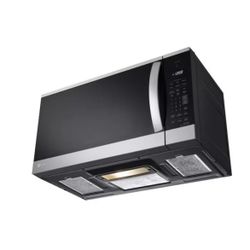 LG 1.8-cu ft 1000-Watt 29.88-in Over-the-Range Microwave with Sensor Cooking (Printproof 