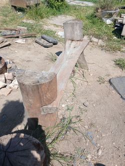 Oak bench