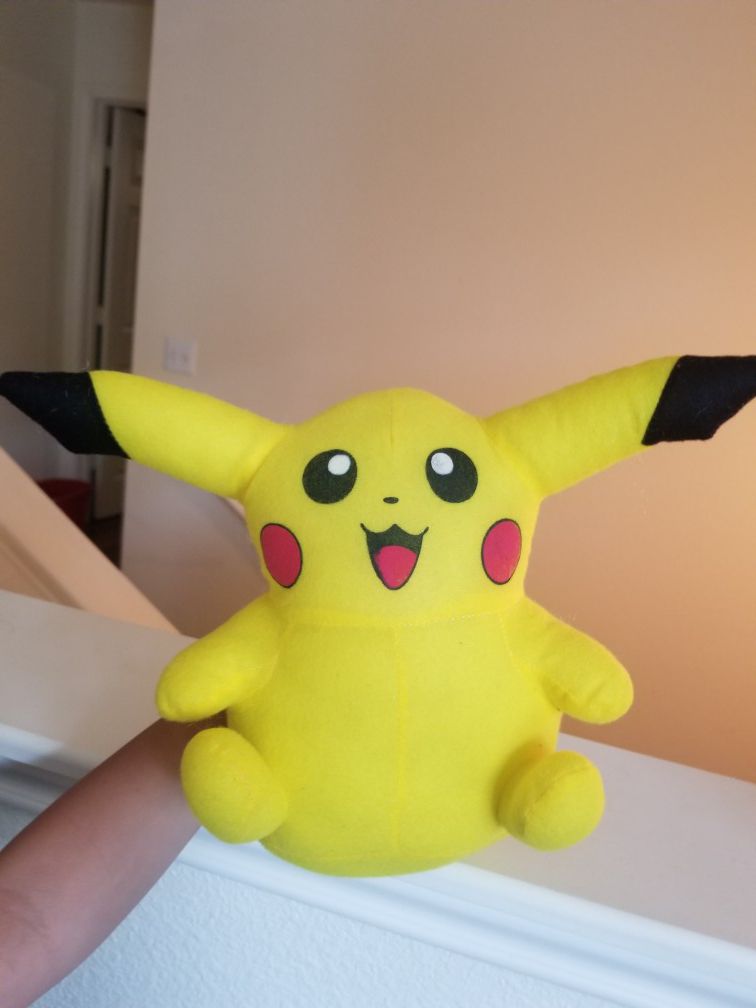 Pikachu stuffed animal