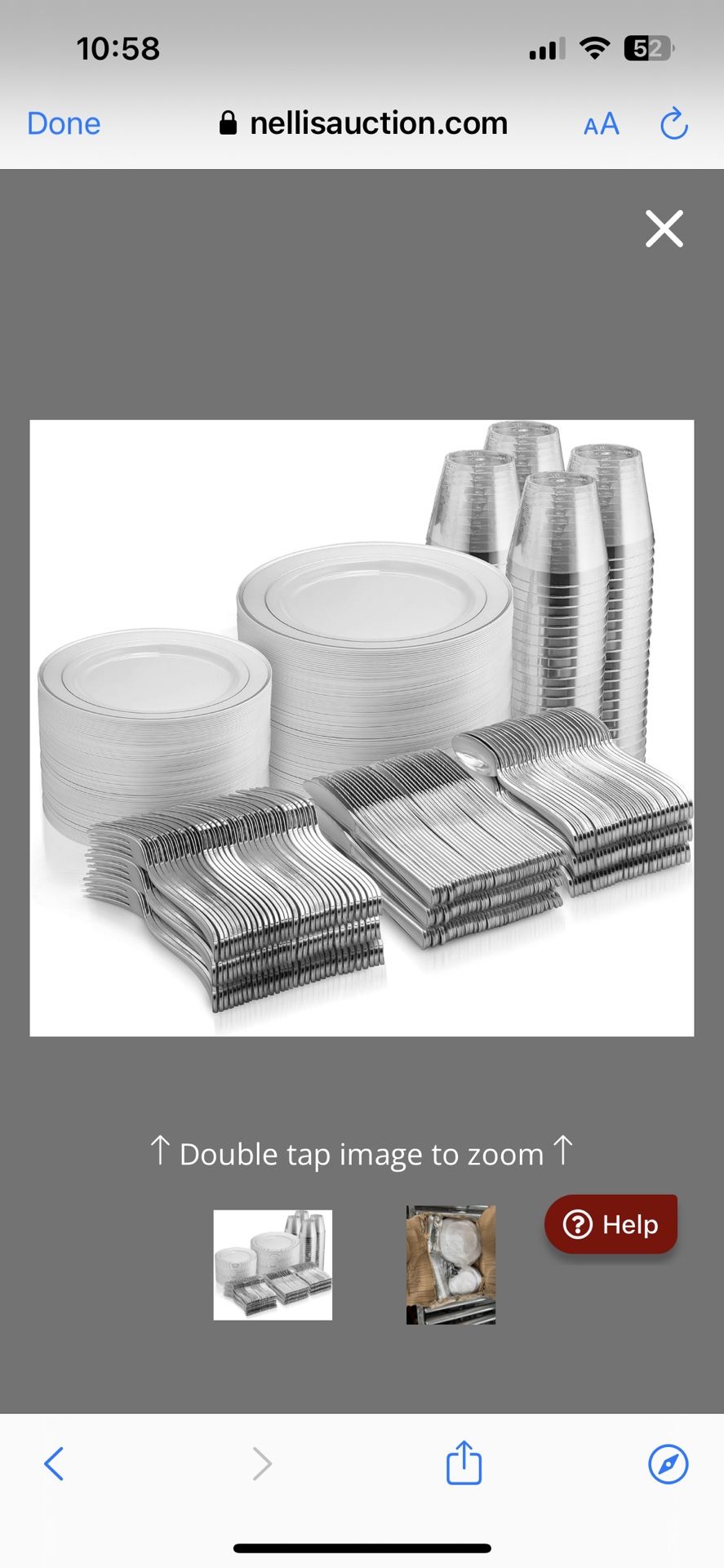 600 Piece Silver Dinnerware Set -100 Silver Rim 10 Inch Plastic Plates 100 Silver Rim 7 Inch Plates -300 Silver Plastic Silverware -100 Silver Plastic