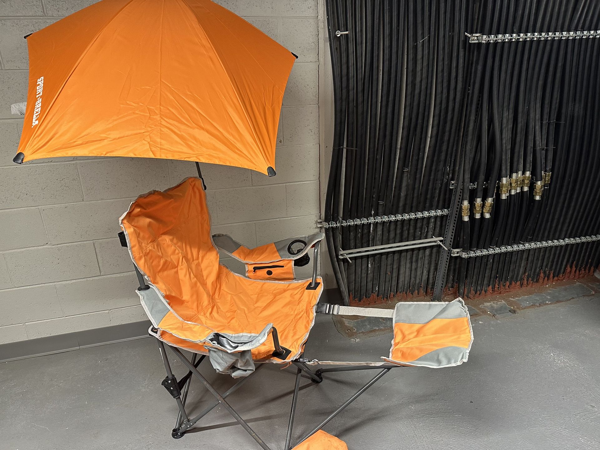 Reclining Chair With Umbrella