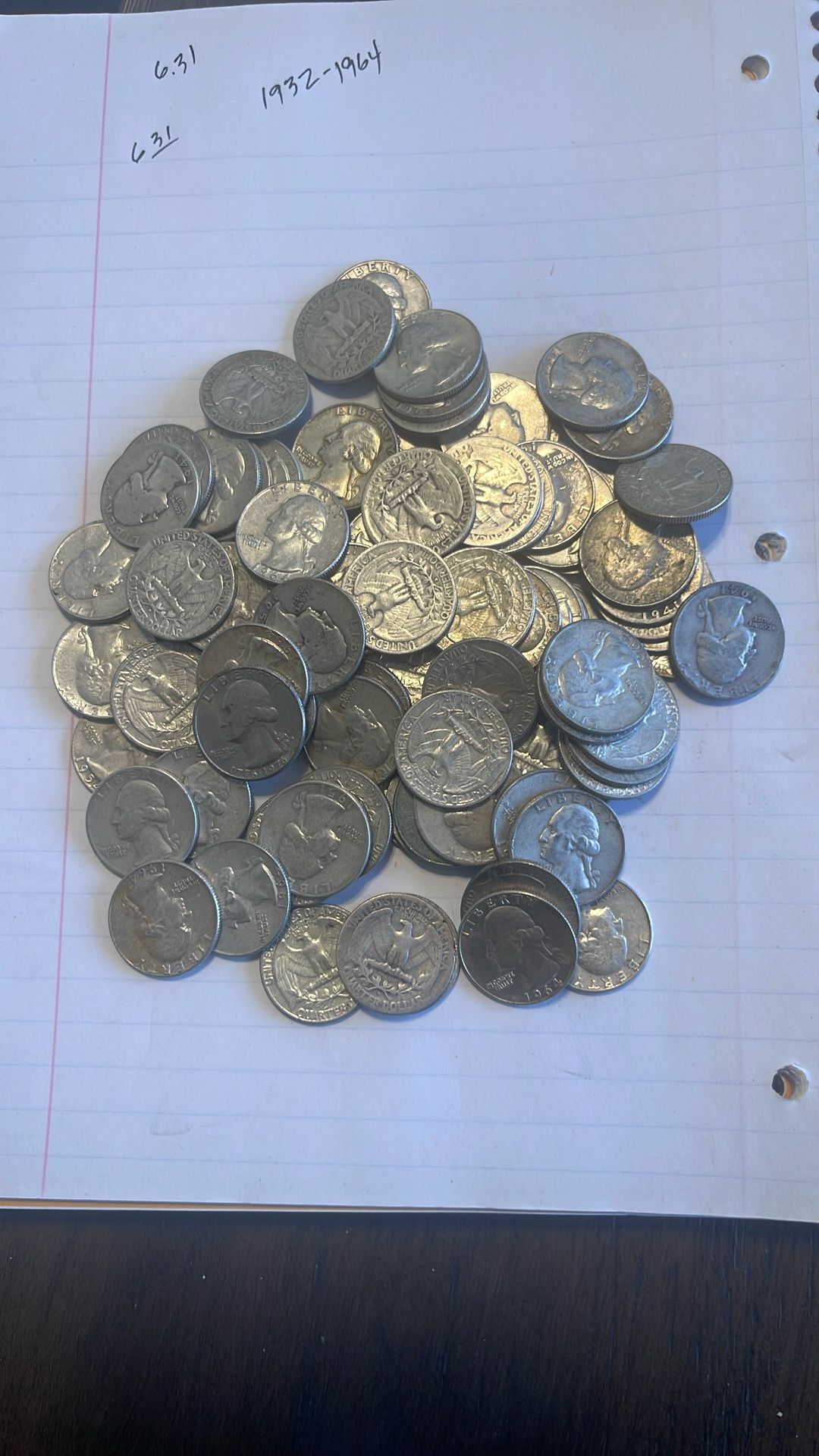 Silver quarters
