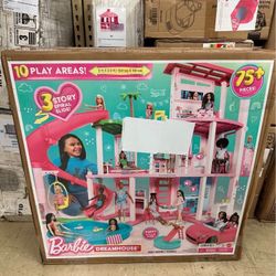 Barbie Dreamhouse Pool Party Doll House and Playset with 75+ Pieces, 45 in, New in Box 