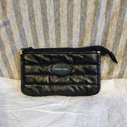 Vintage Pan-Am Quilted Blue Small Toiletry Bag