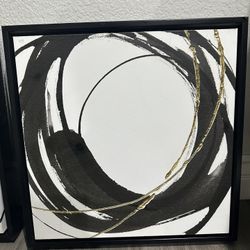 Canvas Art With Wood Frame