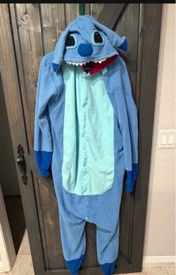 Disney Blue Lilo & Stitch Character Adult Costume Onesie - XL