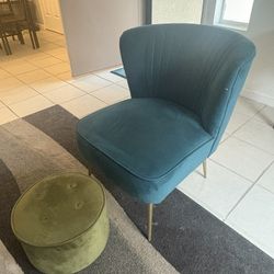 Chair With Stool