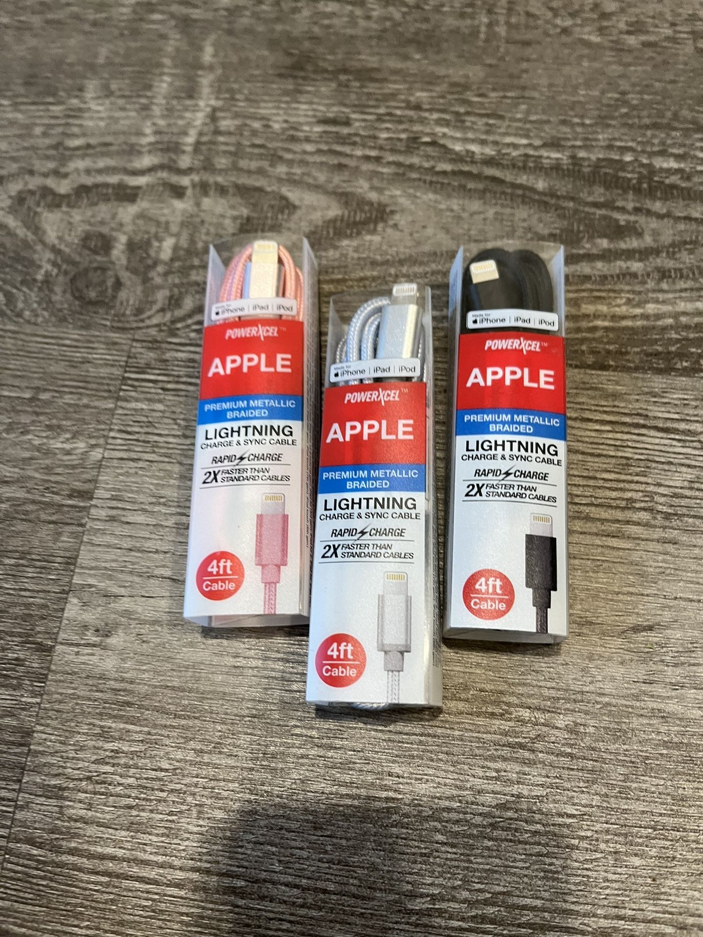Powerxcel apple micro charger cord 2-1