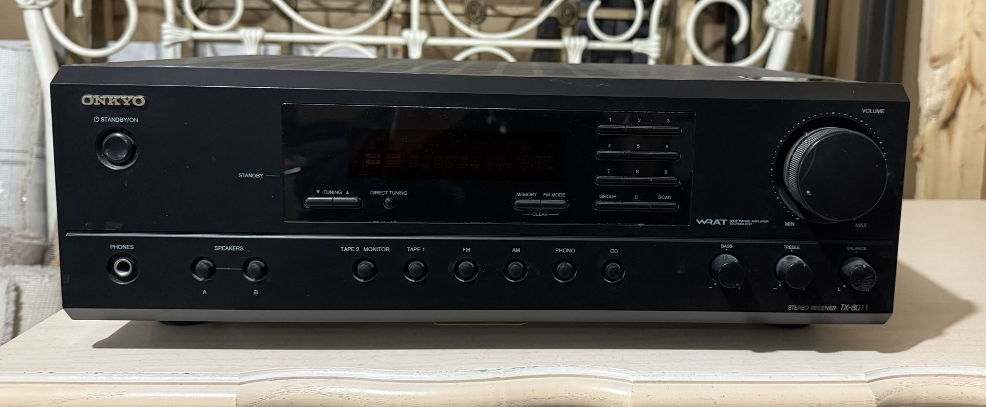 Onkyo TX-8011 Stereo Receiver Audiophile with Phono, CD and Tape Inputs