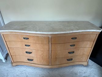 Dresser with marble top